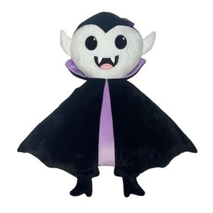 Vampire Plush Pillow, At Home - Black and Purple, NWOT